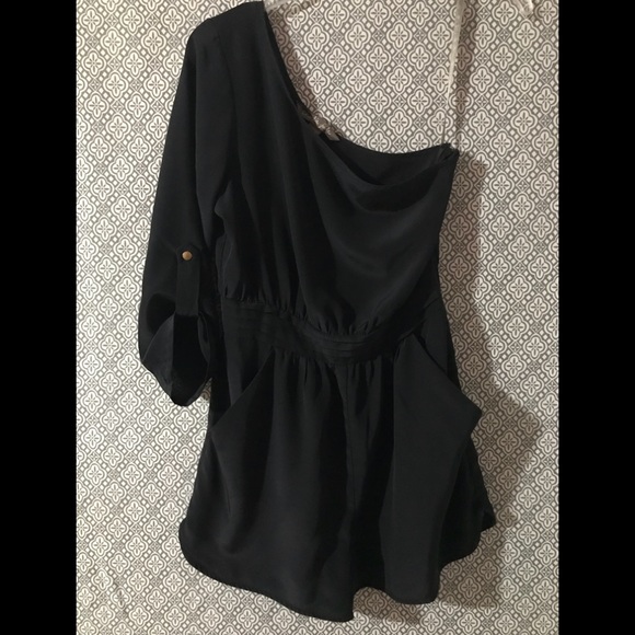 Charlie Jade one shoulder romper with pockets - Picture 2 of 2